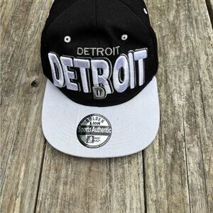 Black and Gray Detroit Cap